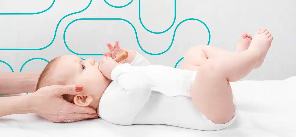 fisioterapia pediátrica em bebê